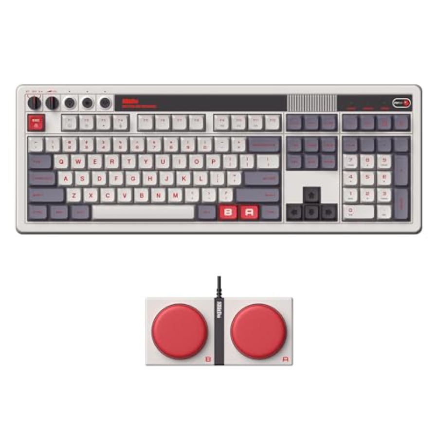 Retro Gaming Uk - Klawiatura mechaniczna Retro 108 do gier