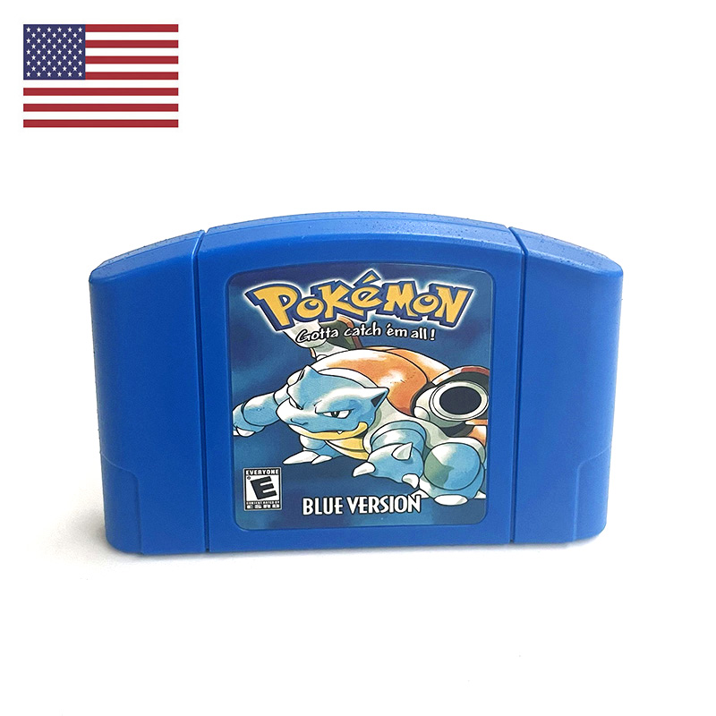 Retro Gaming Station - Wersja USA NTSC Angielska Pokemon Blue