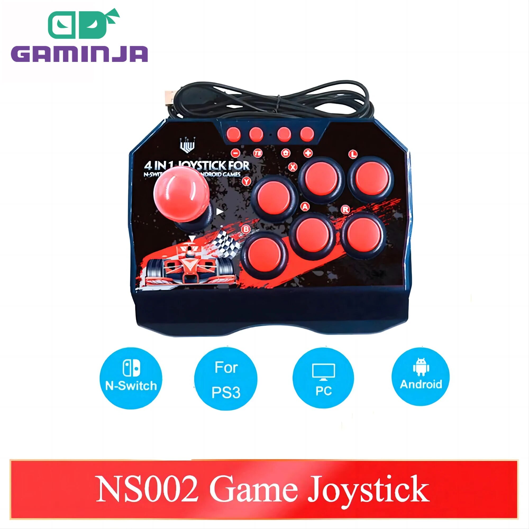 Retro Gaming With Raspberry Pi - GAMINJA NS002 4 w 1 retro