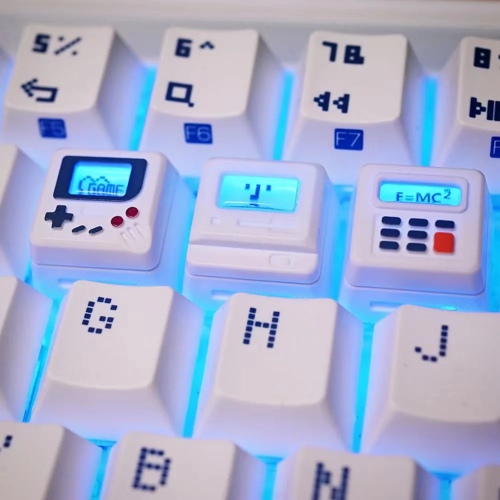 Retro Gaming Station - Zestaw klawiszy K-04 3-w-1 w stylu