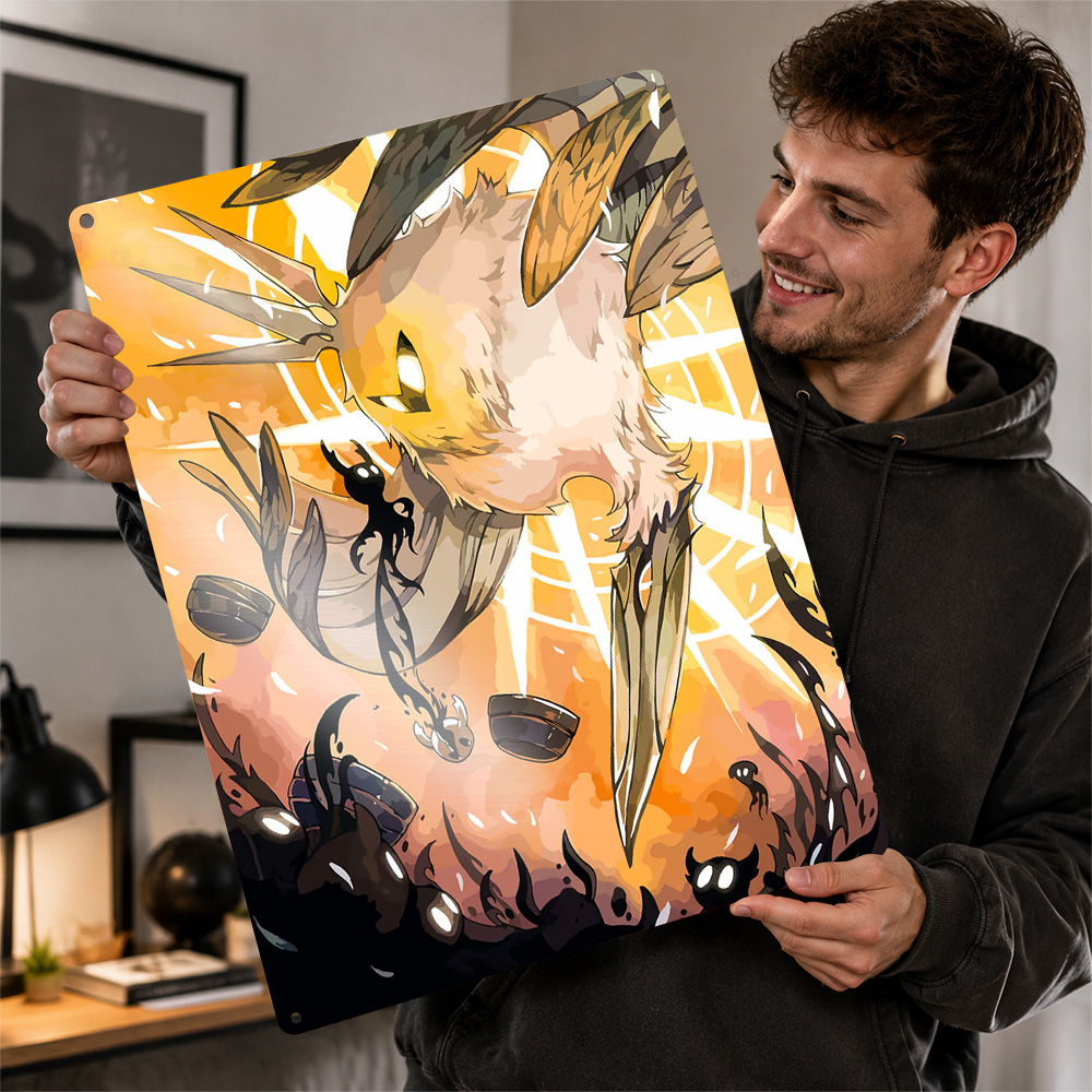 Retro Gaming Gifts For Men - Hollow Knight vs The Radiance Plakat
