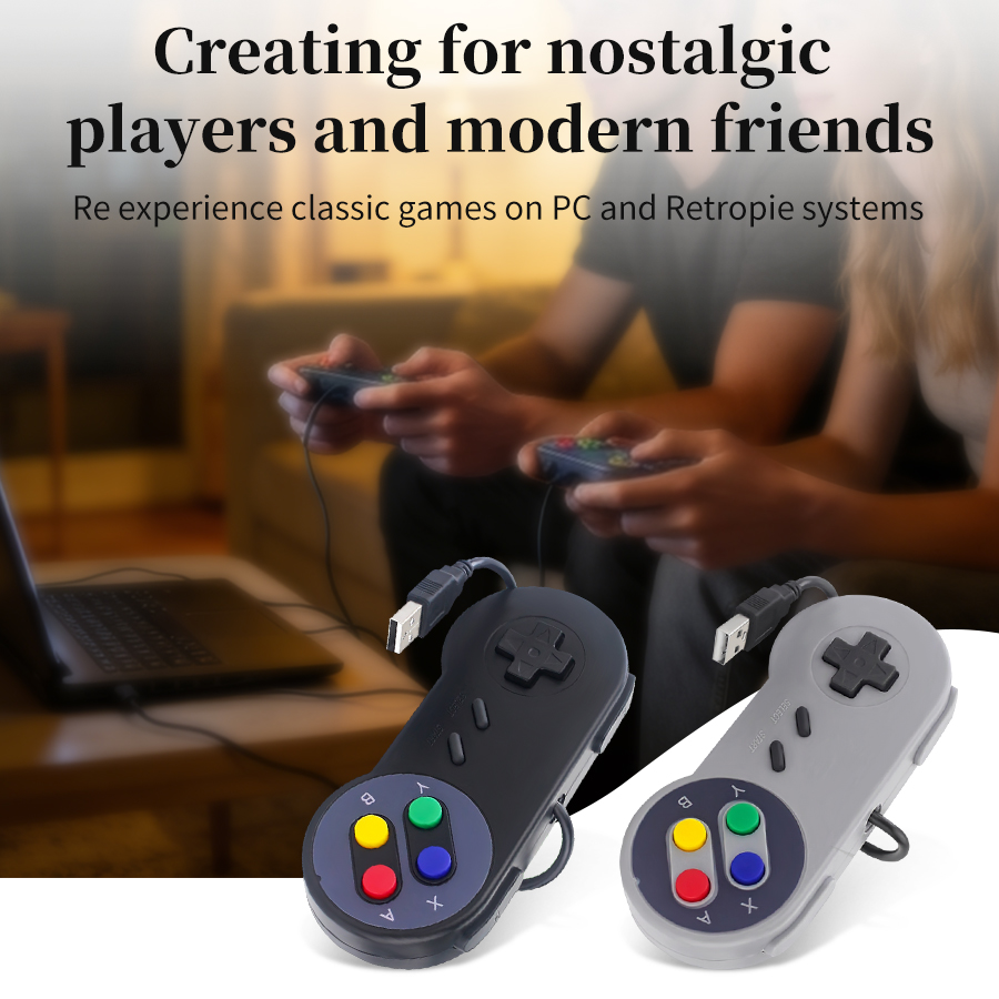 Retro Gaming With Raspberry Pi - Kontroler USB Retro Gamepad do PC