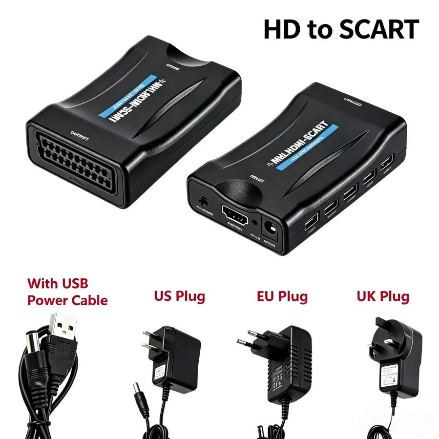 Scart To Hdmi - Konwerter HDMI na Scart 1080P z