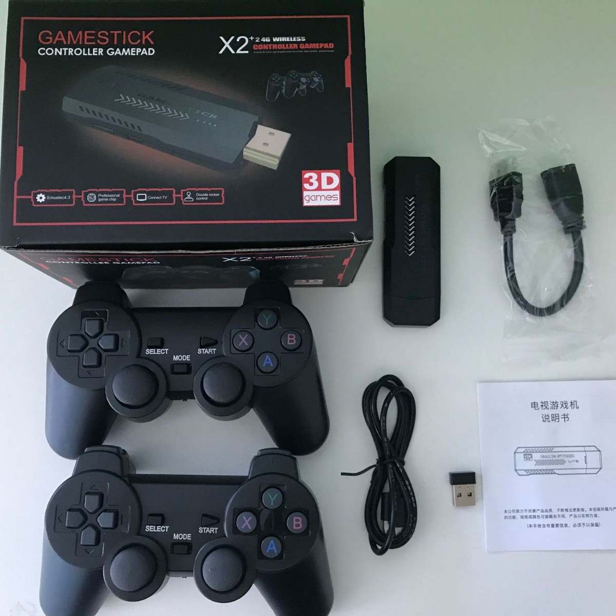 Retro Gaming For Tv - Konsola do gier retro X2, bezprzewodowe