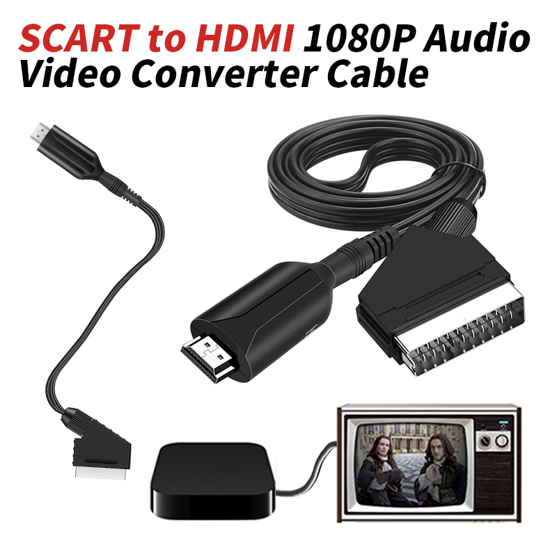 Kabel konwerter SCART na HDMI  – Scart To Hdmi recenzja i cena