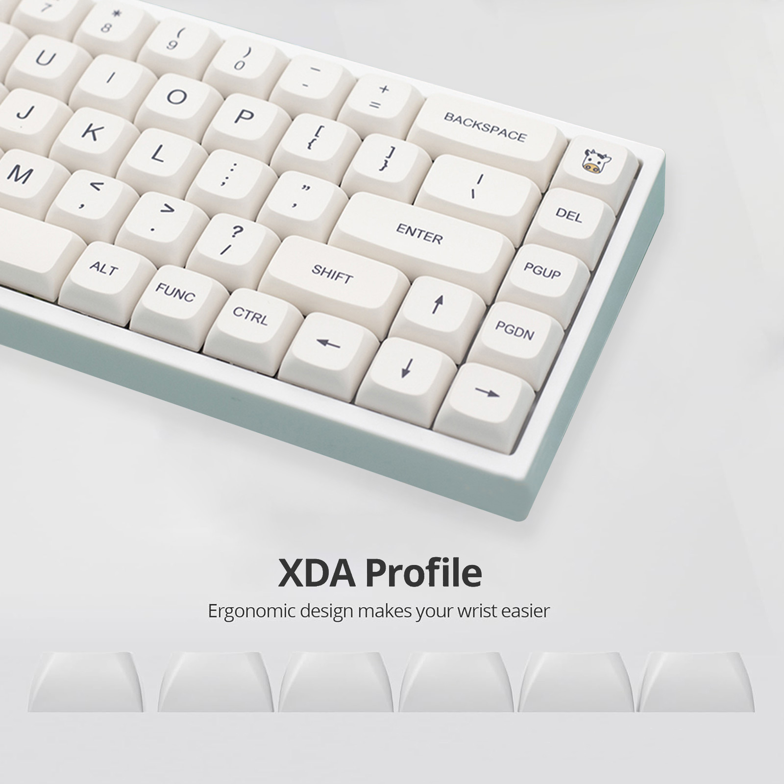 Minimalistyczne białe nakładki – Retro Gaming Keycaps recenzja i cena