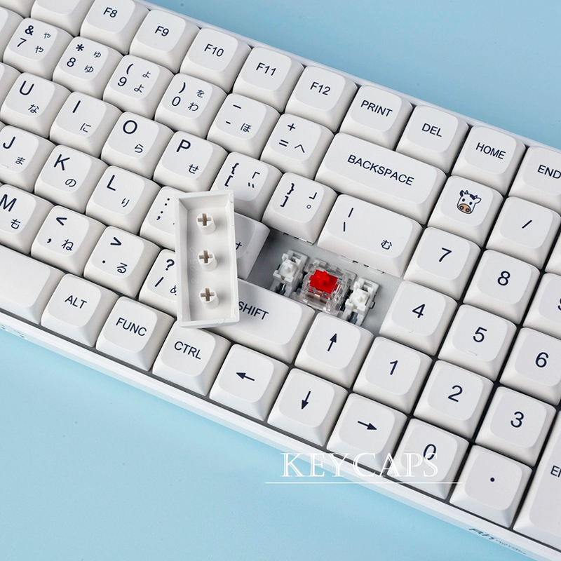 Minimalistyczne białe nakładki – Retro Gaming Keycaps recenzja i cena