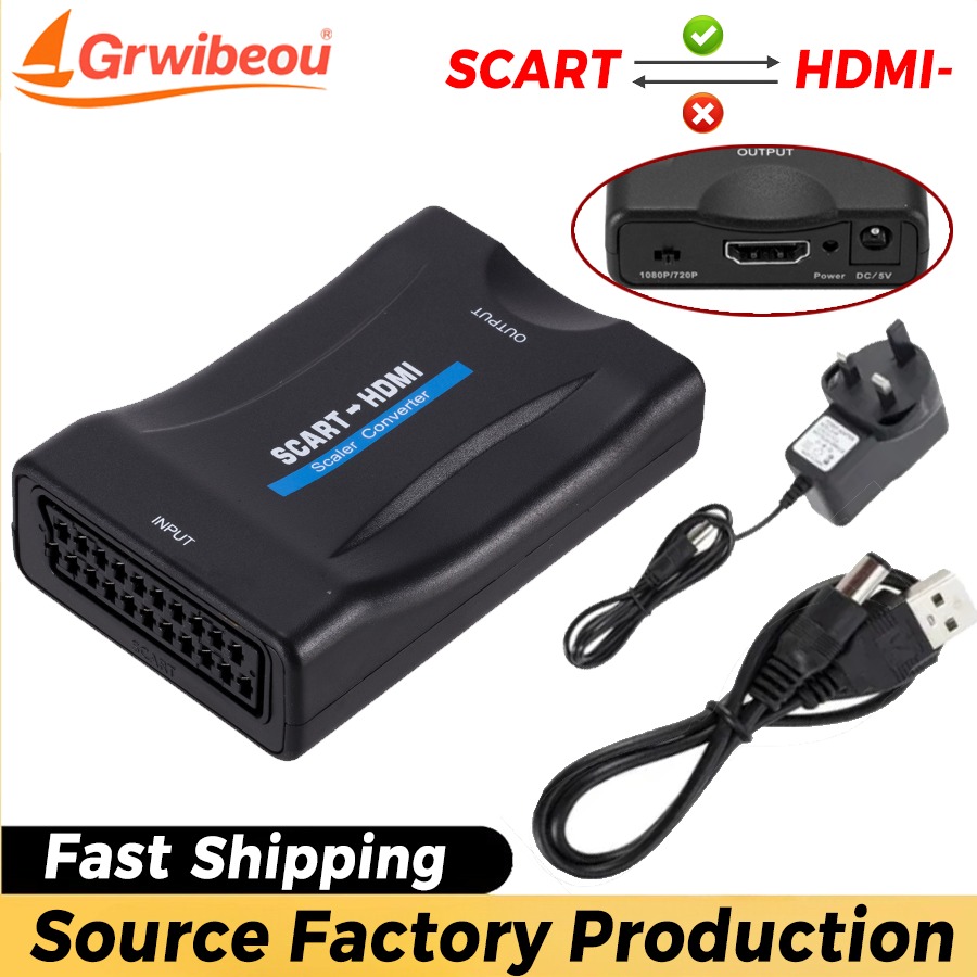 Konwerter SCART na HDMI 1080P  – Scart To Hdmi recenzja i cena
