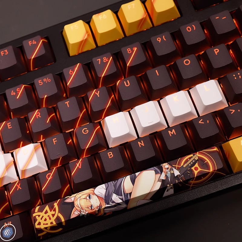 108 klawiszy/zestaw Blue Archi – Retro Gaming Keycaps recenzja i cena