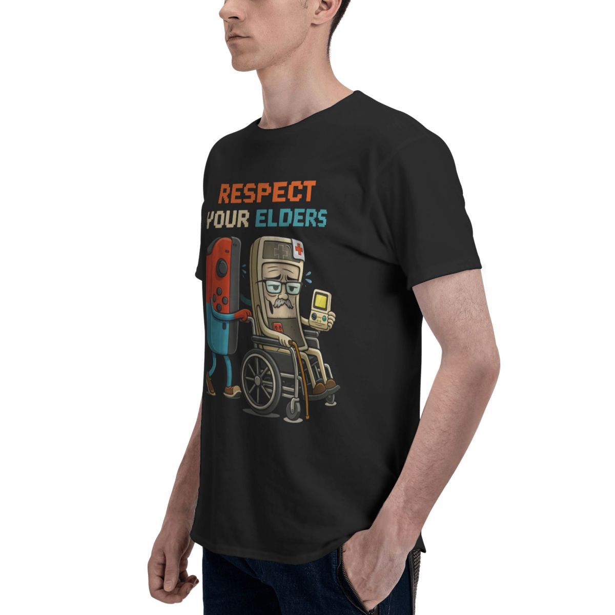 Męska Koszulka z Nadrukiem: Sz – Retro Gaming Gifts For Men recenzja i cena