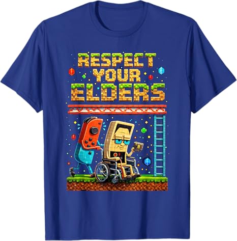 Koszulka z napisem: Respektuj  – Retro Gaming Gifts For Men recenzja i cena