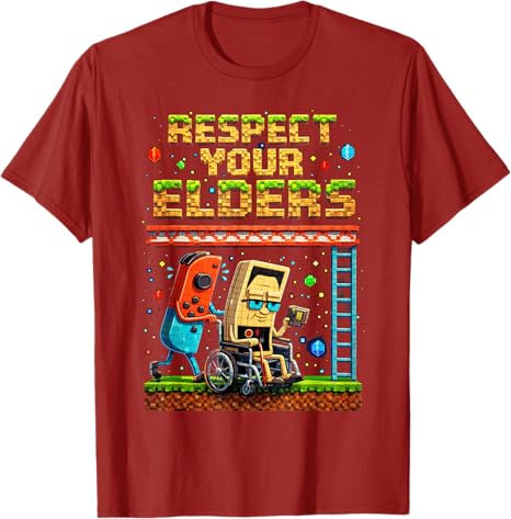 Koszulka z napisem: Respektuj  – Retro Gaming Gifts For Men recenzja i cena