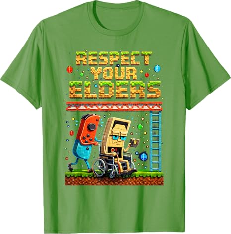Koszulka z napisem: Respektuj  – Retro Gaming Gifts For Men recenzja i cena