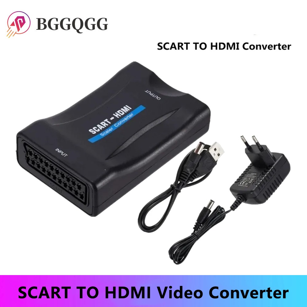 BGGQGG 1080P SCART do HDMI kom – Scart To Hdmi recenzja i cena
