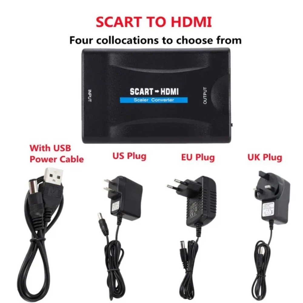 BGGQGG 1080P SCART do HDMI kom – Scart To Hdmi recenzja i cena