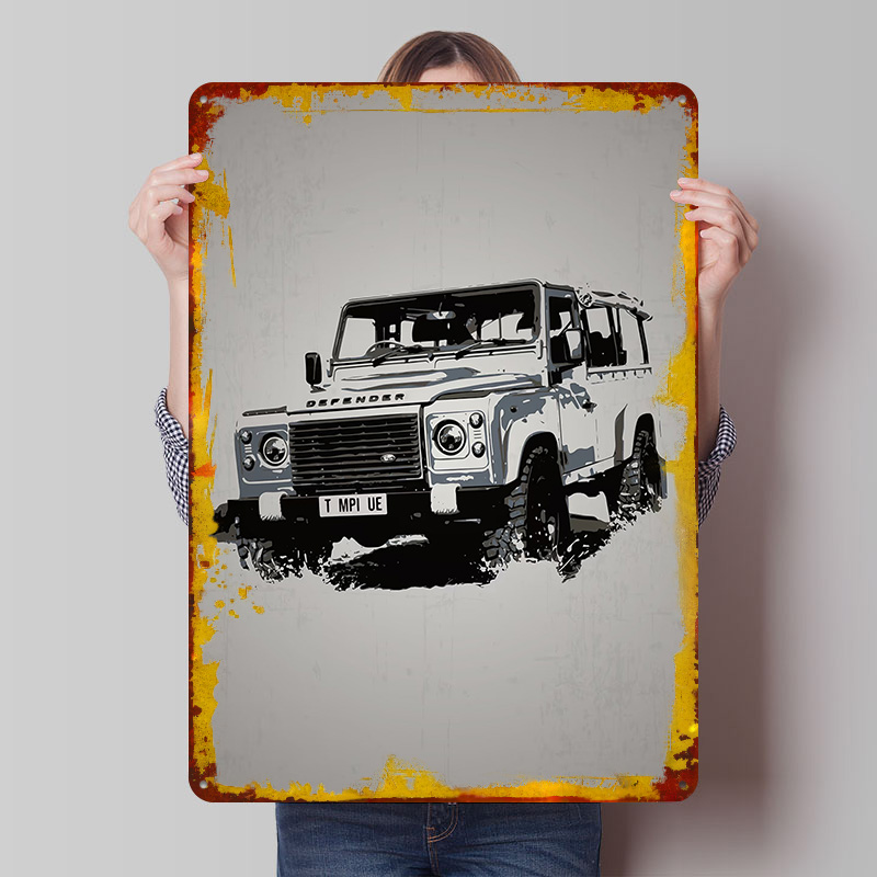 Plakat z samochodem UK Car Rov – Retro Gaming Uk recenzja i cena