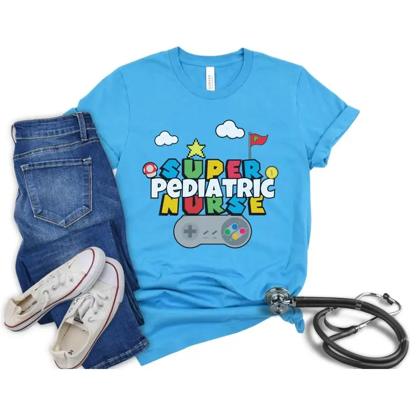 Retro koszulka pielęgniarki pe – Retro Gaming Gifts For Men recenzja i cena